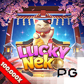 Lucky Neko slot icon showing the maneki-neko cat and reels